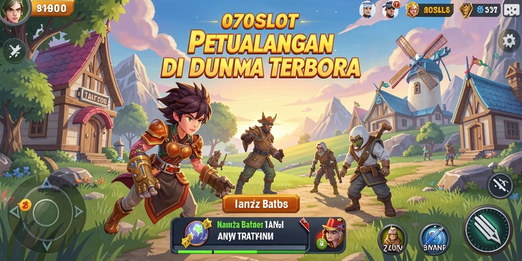 Gameplay seru di dunia terbuka 070SLOT penuh petualangan.