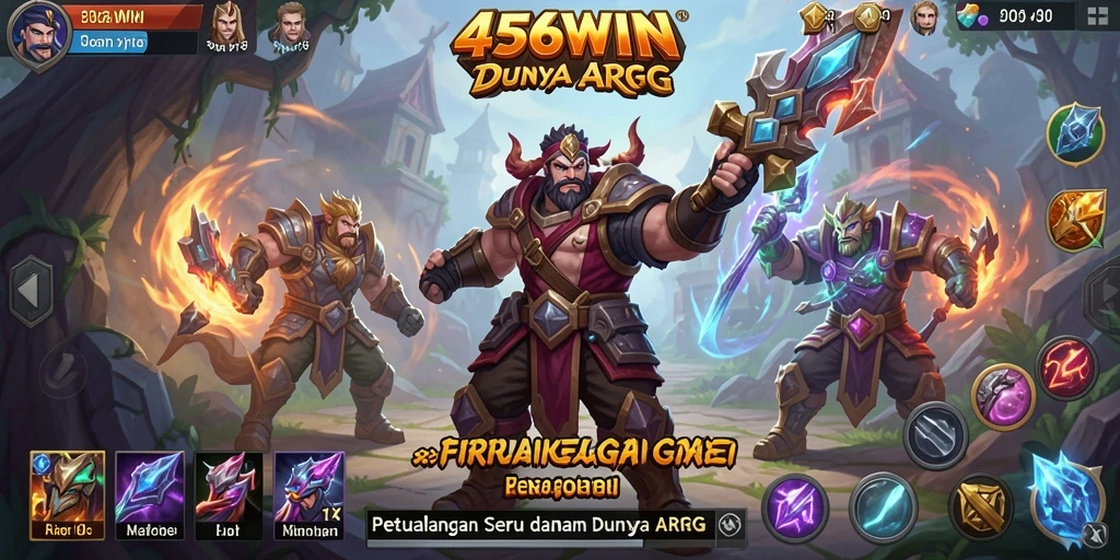 Tampilan gameplay ARPG yang mendebarkan di 456WIN.