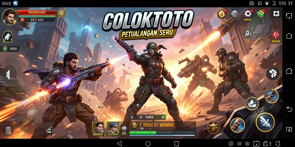 Screenshot menampilkan aksi mendebarkan dalam permainan COLOKTOTO.