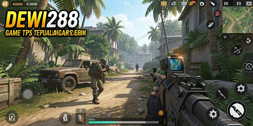 Gameplay seru dan aksi tembak-menembak yang intens di DEWI288.