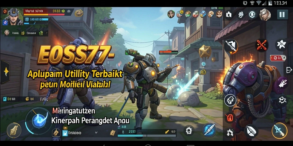 Tampilan utama EOS77 menunjukkan fitur pengelolaan perangkat yang efisien.