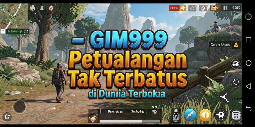Tampilan gameplay GIM999 yang memukau dalam dunia Open World.