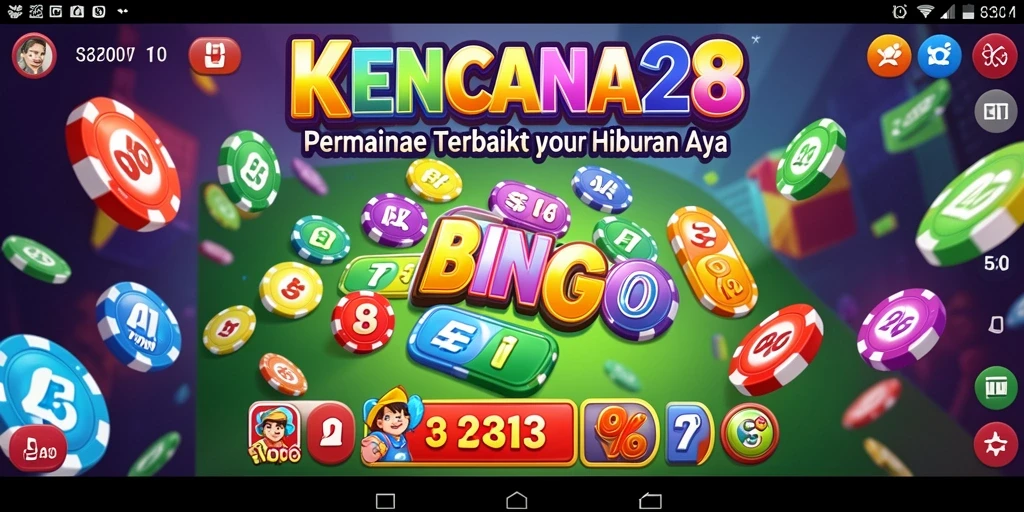Tangkapan layar permainan Bingo KENCANA28 dengan antarmuka menarik.