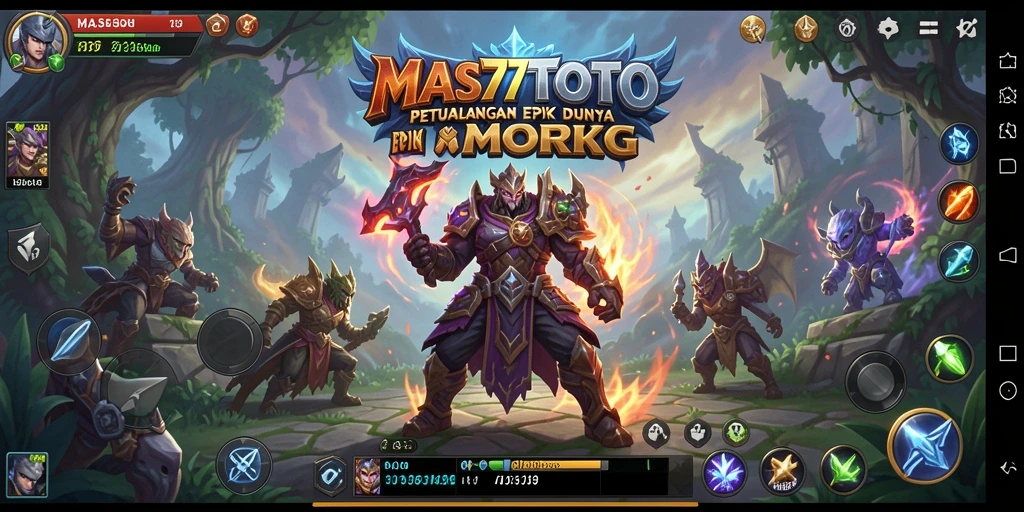 Tampilan gameplay yang mendebarkan di dunia MMORPG MAS77TOTO.