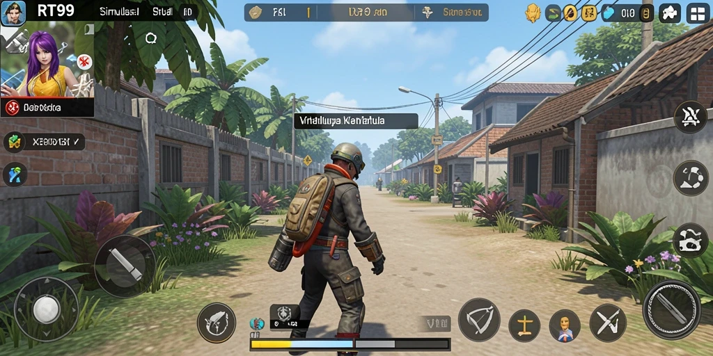 Screenshot gameplay RT99 menampilkan suasana simulasi yang mengasyikkan.