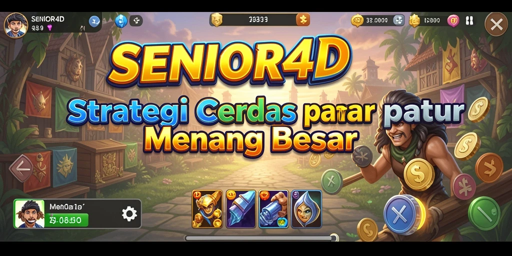 Screenshot gameplay SENIOR4D menampilkan aksi strategi yang intens.