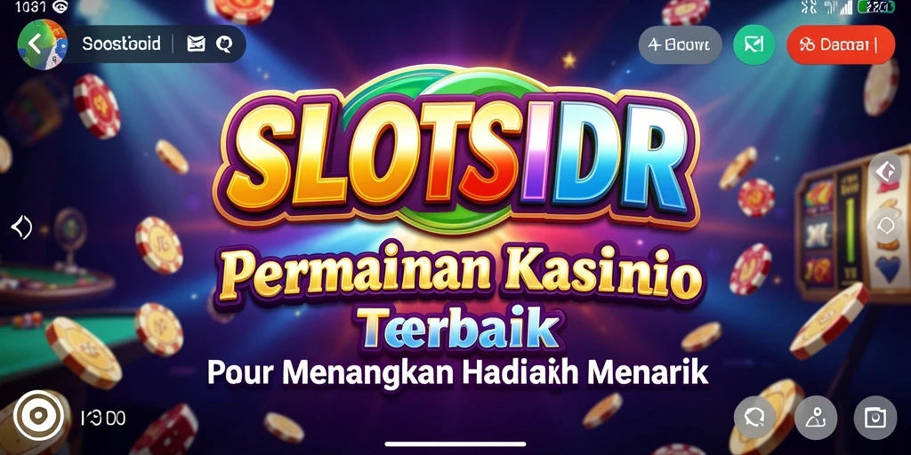 Screenshot utama menampilkan gameplay Kasino yang seru dan mendebarkan.