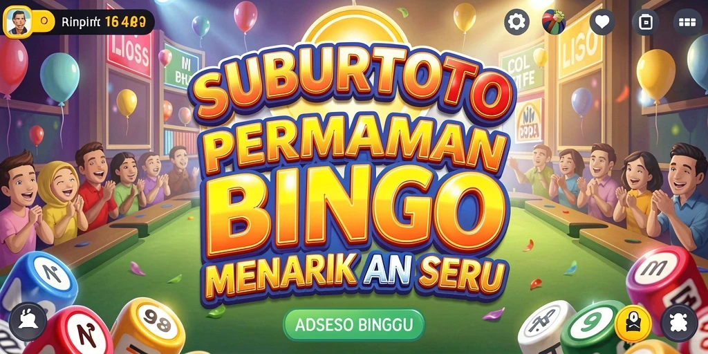 Tampilan gameplay Bingo di SUBURTOTO yang seru dan interaktif.
