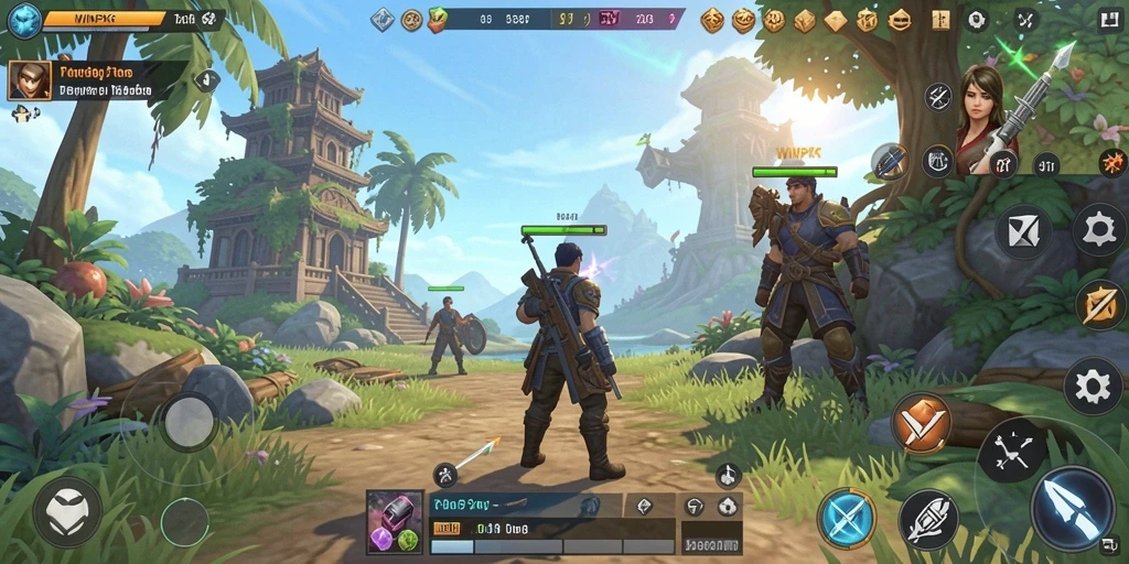 Gameplay <strong>WINPKR</strong> yang menggugah di dunia terbuka.